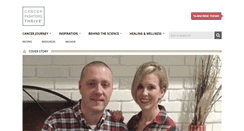 Desktop Screenshot of cancerfightersthrive.com